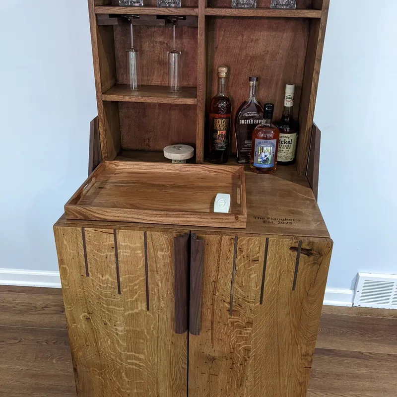 "The Alex" Whiskey Cabinet