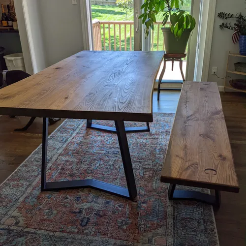 "The Cai" Dining Table with Bench