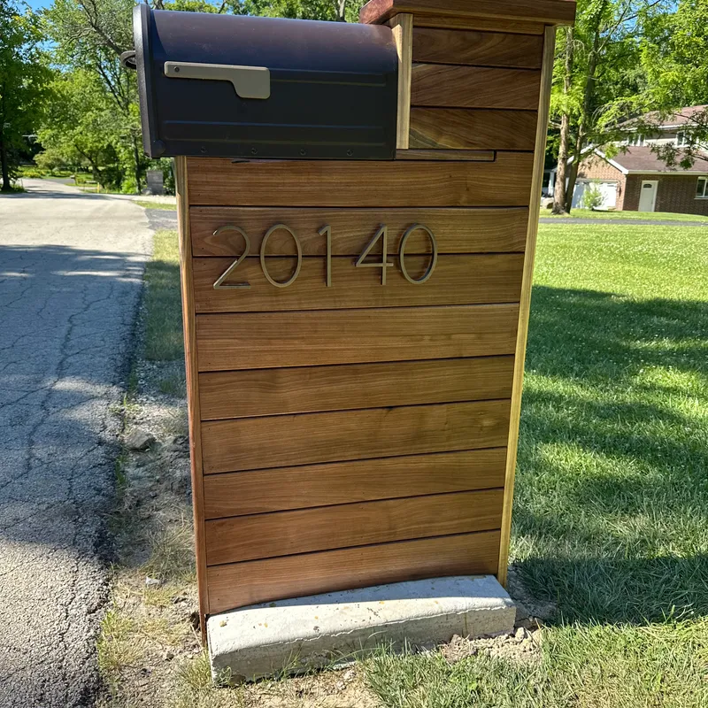 Custom Mailbox Post