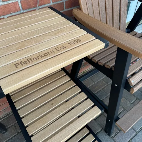 Personalized Outdoor 3-Tier Table