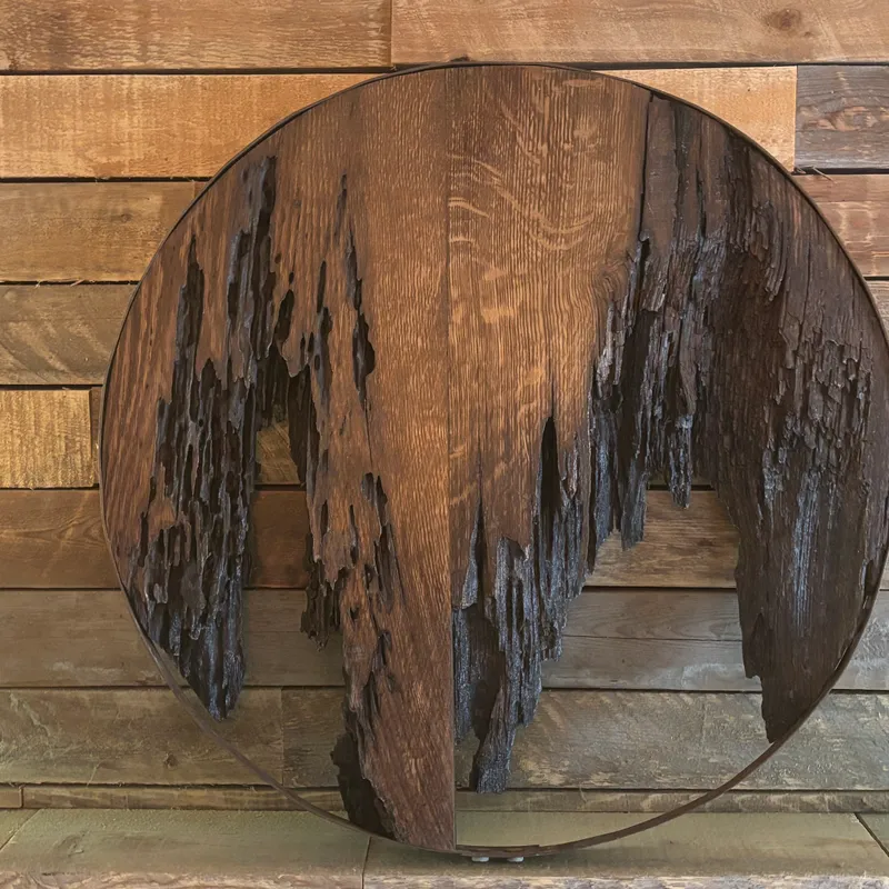 Hanging Art (Whiskey Barrel Rim)